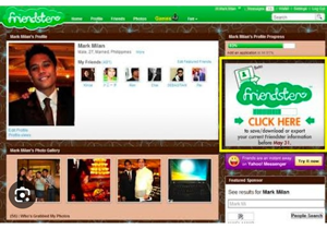 Another screencap of Friendster profile